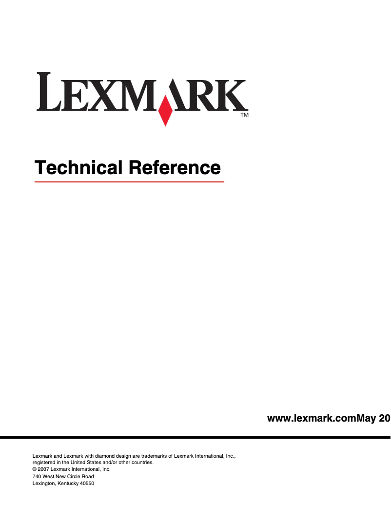Página 1 del manual Manual de usuario Lexmark E450dn