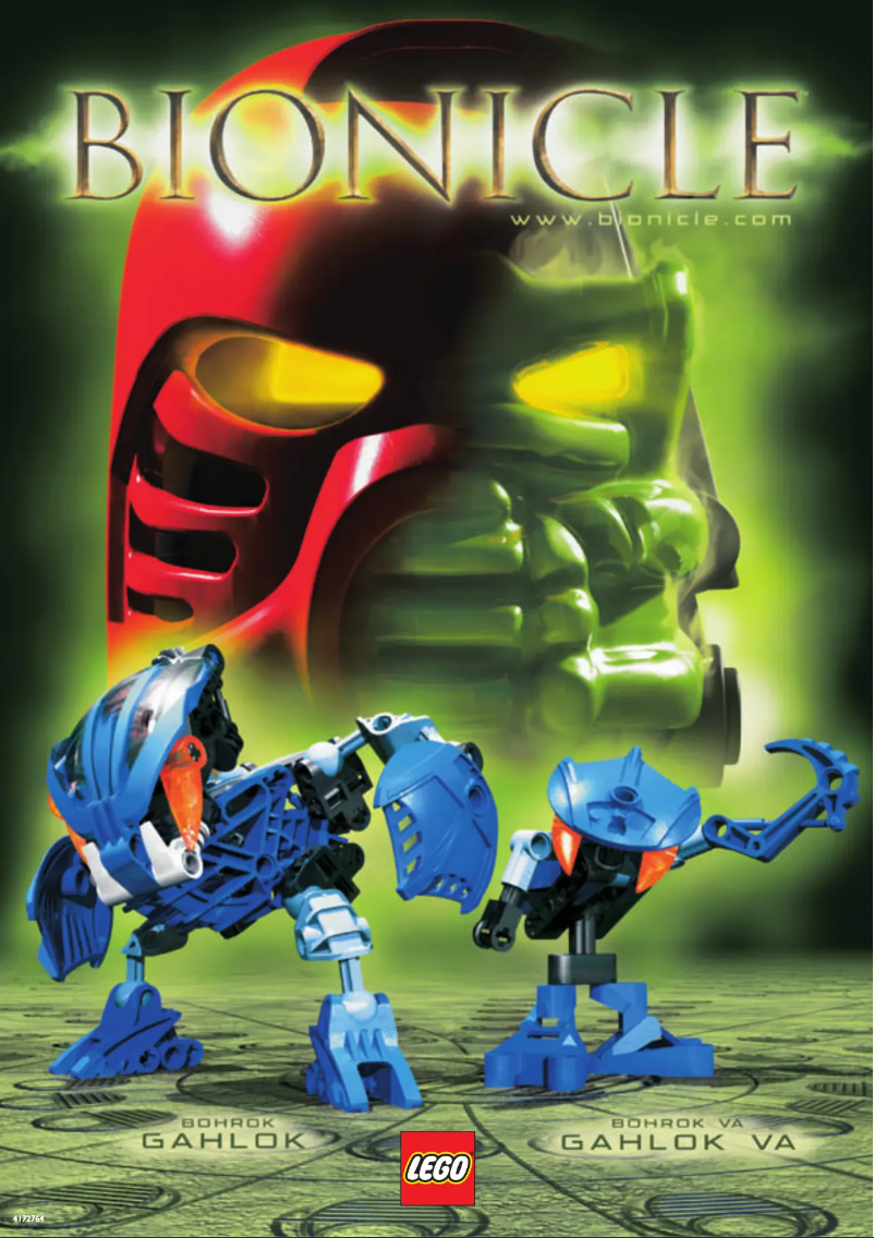 Page 1 de la notice Manuel utilisateur Lego Gahlok Va