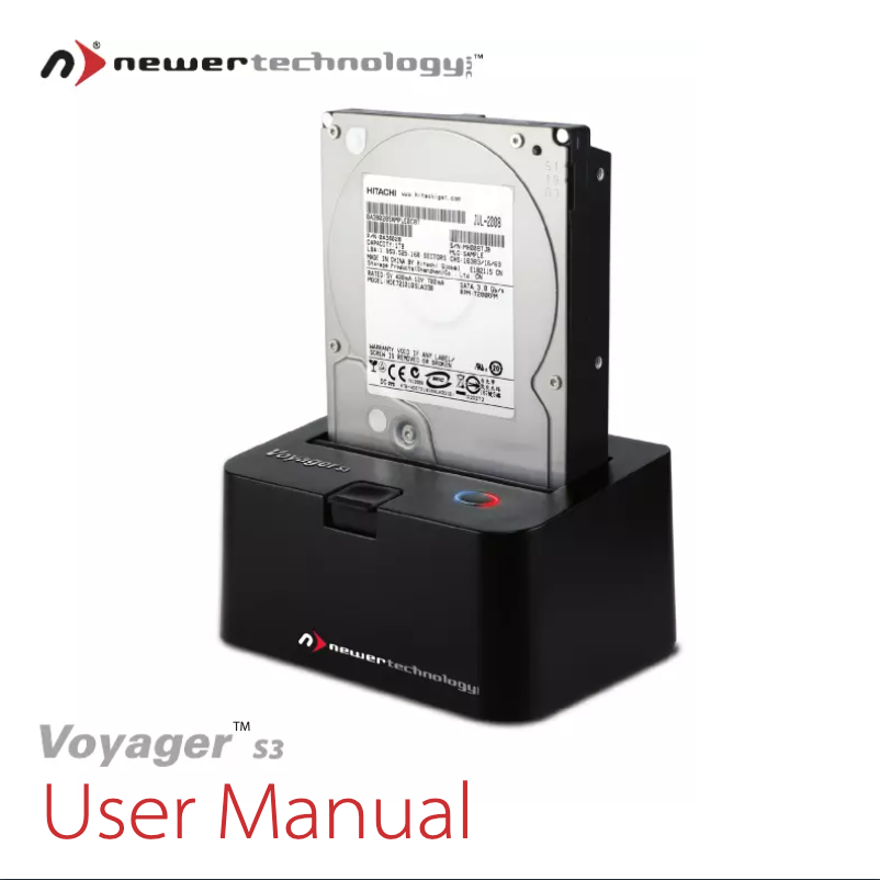 Page n°1 - Manuel utilisateur NewerTech Voyager S3