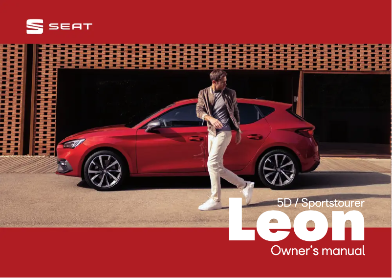 Page 1 de la notice Manuel utilisateur Seat Leon Estate (2023)