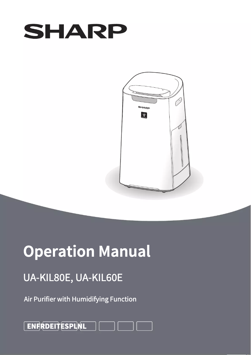 Page n°1 - Manuel utilisateur Sharp UA-KIL80E