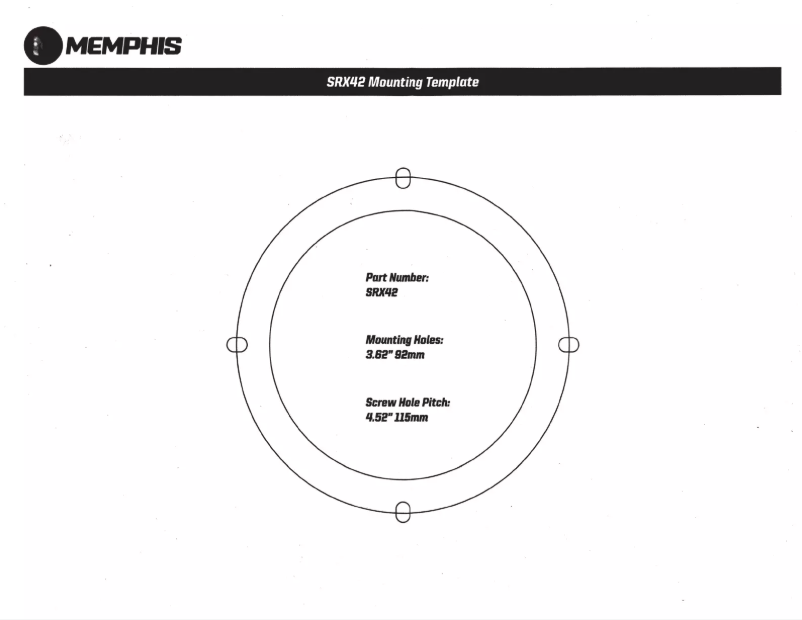 Page n°1 - Manuel utilisateur Memphis Audio SRX42