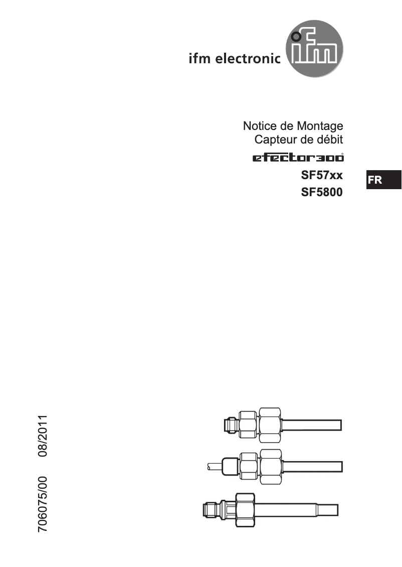 Image de la première page du manuel de l'appareil SF5700