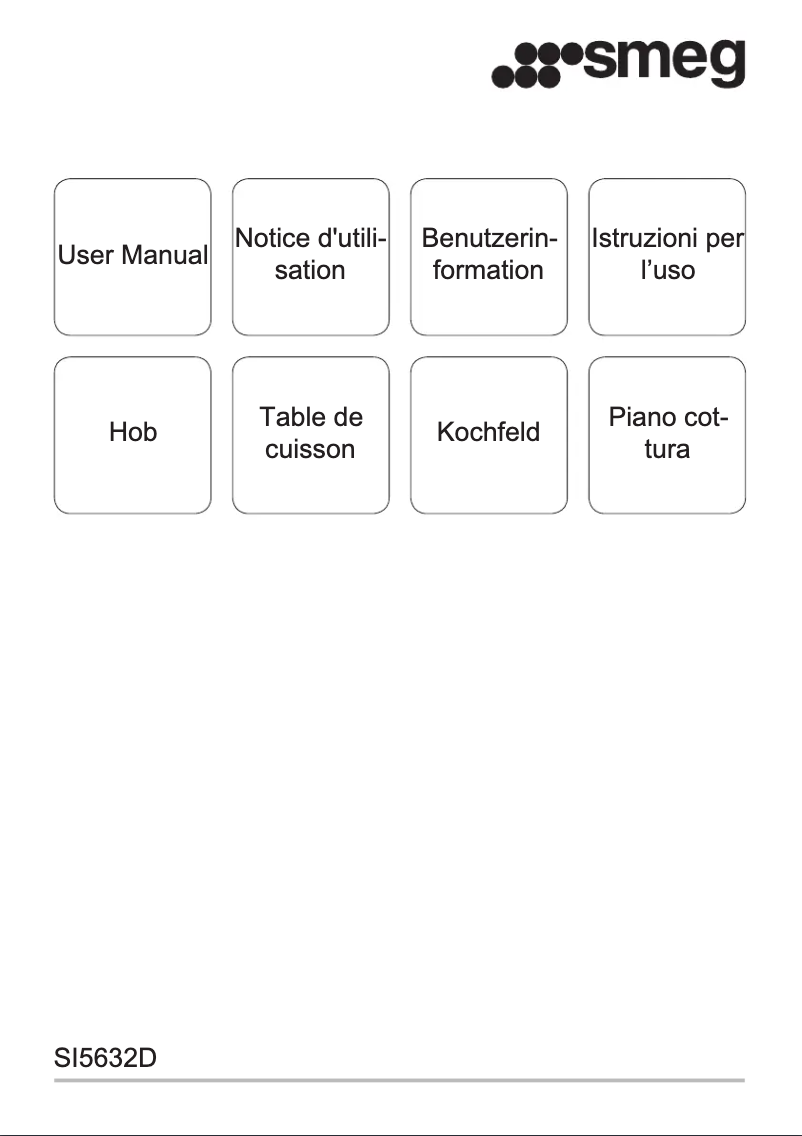 Página 1 del manual Manual de usuario Smeg SI5632D