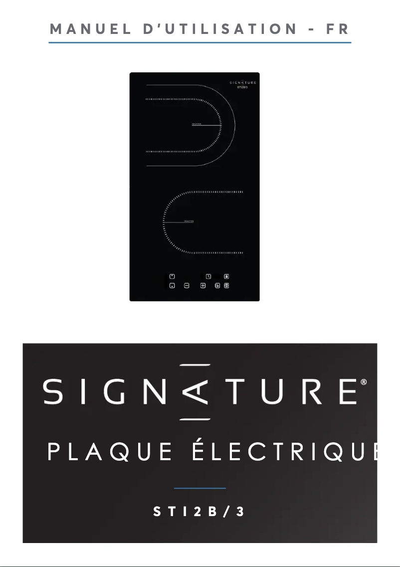 Page 1 de la notice Manuel utilisateur Signature STI2B/2