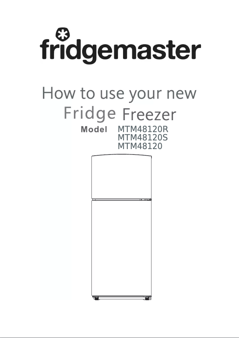 Page n°1 - Manuel utilisateur Fridgemaster MTM48120S