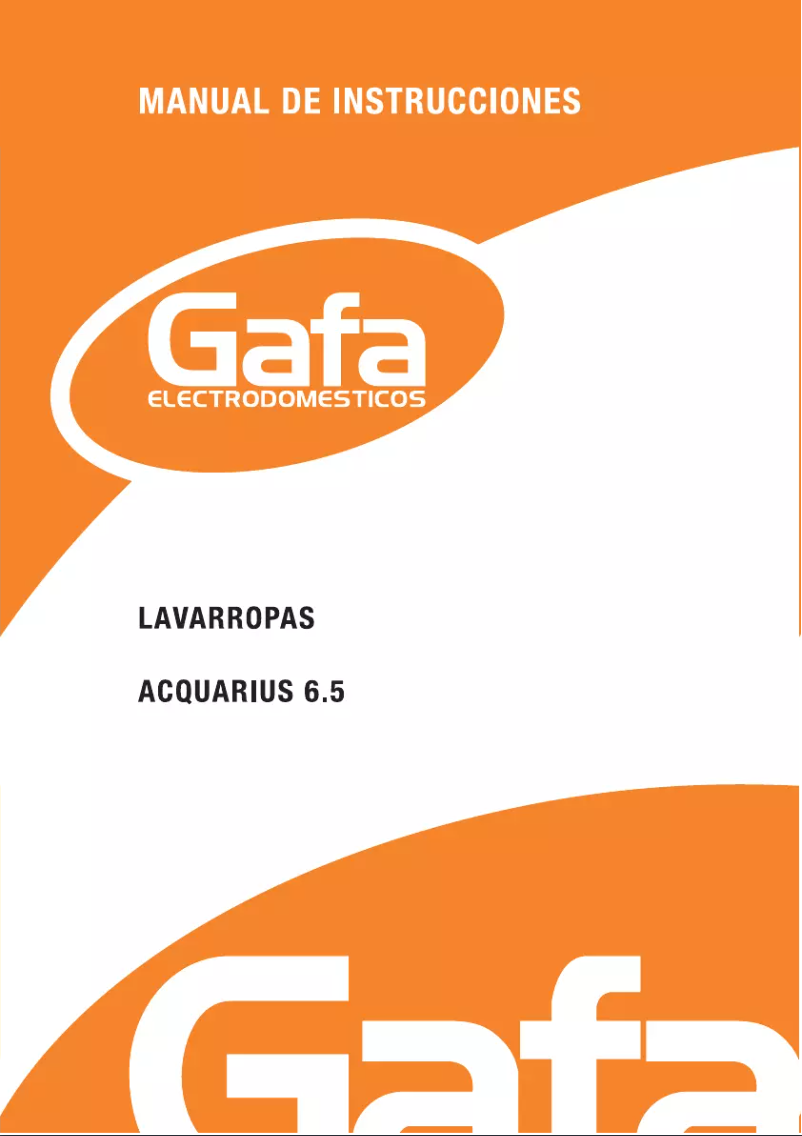 Page n°1 - Manuel utilisateur Gafa Acquarius 6.5 AAB