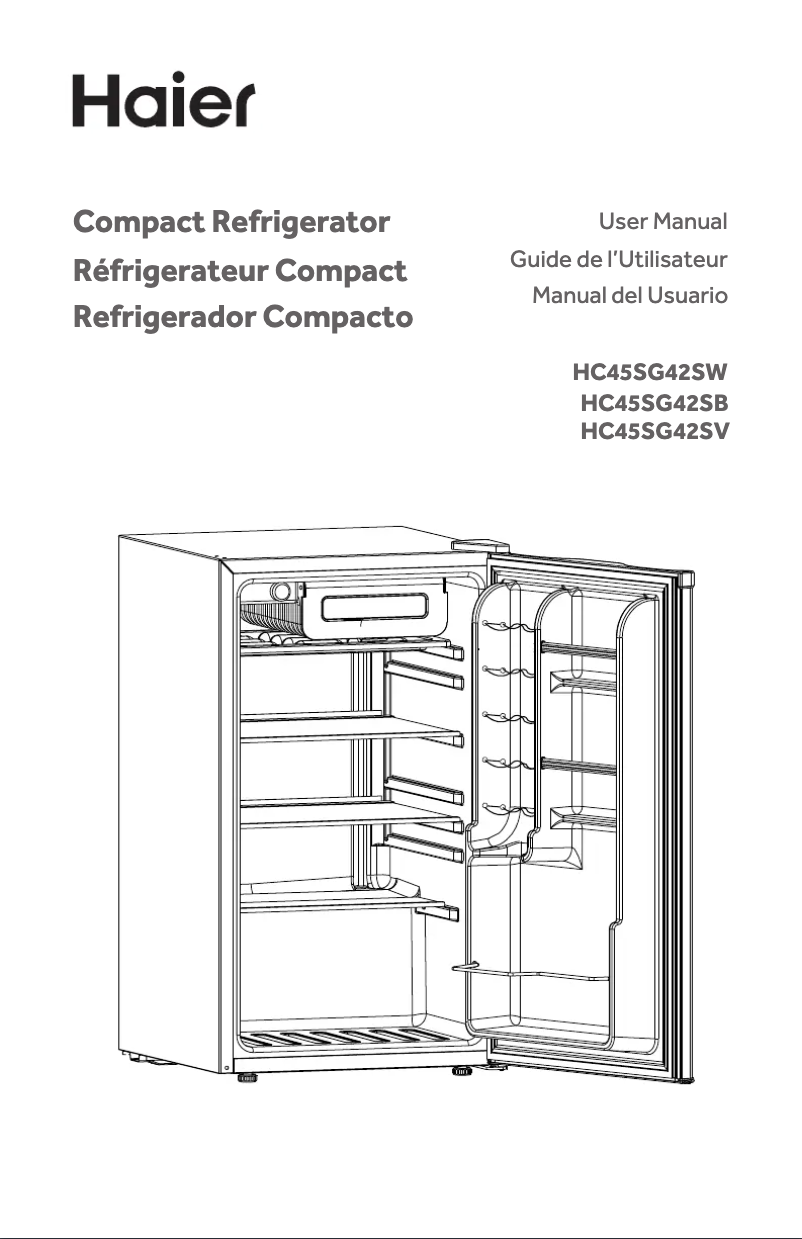 Page n°1 - Manuel utilisateur Haier HC45SG42SV