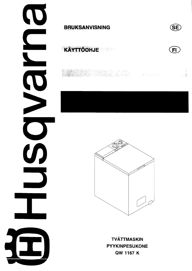 Image de la première page du manuel de l'appareil QW1167K