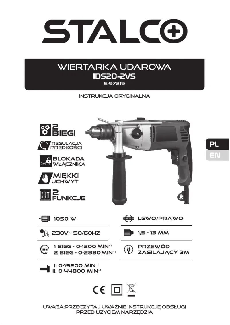 Image de la première page du manuel de l'appareil IDS20-2VS