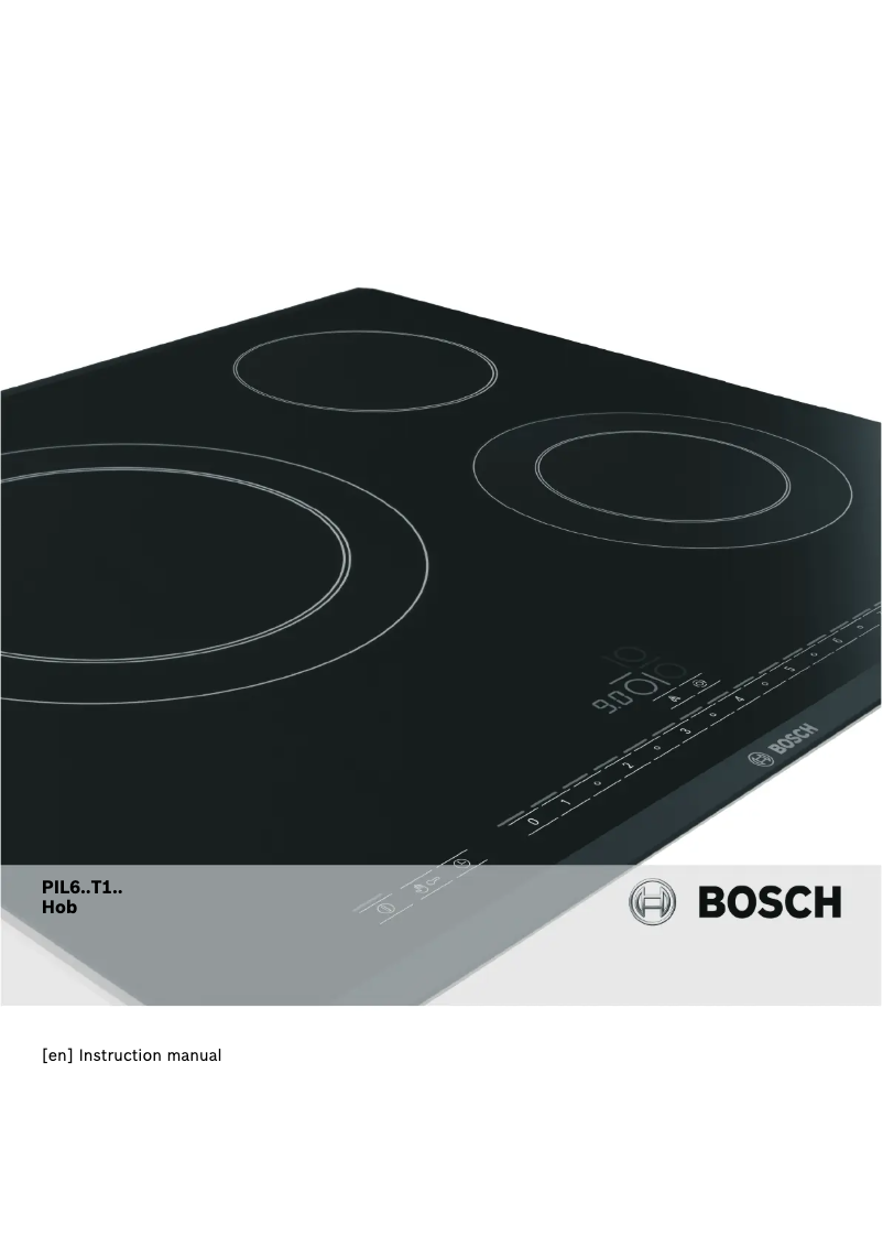 Page 1 de la notice Manuel utilisateur Bosch PIL613T14E