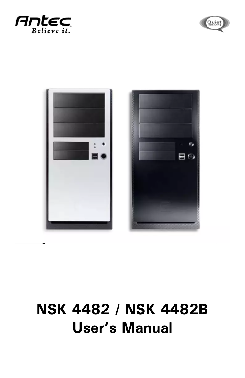 Image de la première page du manuel de l'appareil NSK 4482