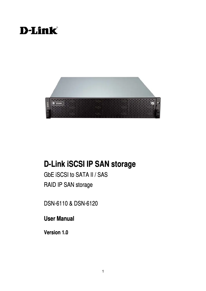 Page n°1 - Mode d'emploi D-Link DSN-6120