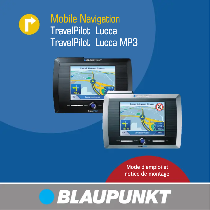 Página 1 del manual Manual de usuario Blaupunkt TravelPilot Lucca MP3
