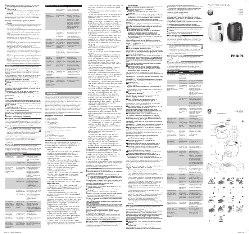 Page n°1 - Manuel utilisateur Philips Avance Collection Airfryer XL HD9248