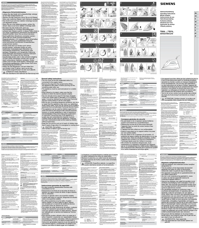 Page 1 de la notice Manuel utilisateur Siemens SensorSecure TB56280