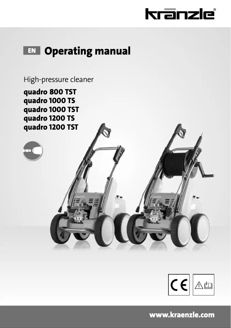 Page n°1 - Manuel utilisateur Kränzle Quadro 1000 TS