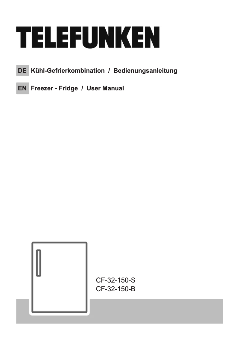 Page n°1 - Manuel utilisateur Vestel CF-32-150-S