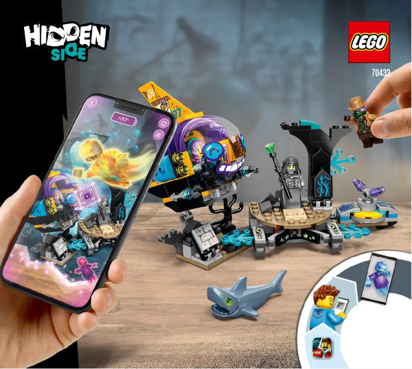 Imagen de la primera página del manual del dispositivo Hidden Side 70433