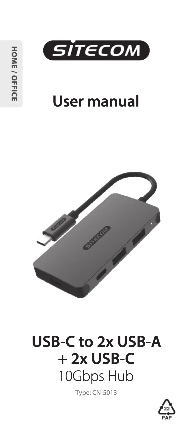 Image de la première page du manuel de l'appareil CN-5013