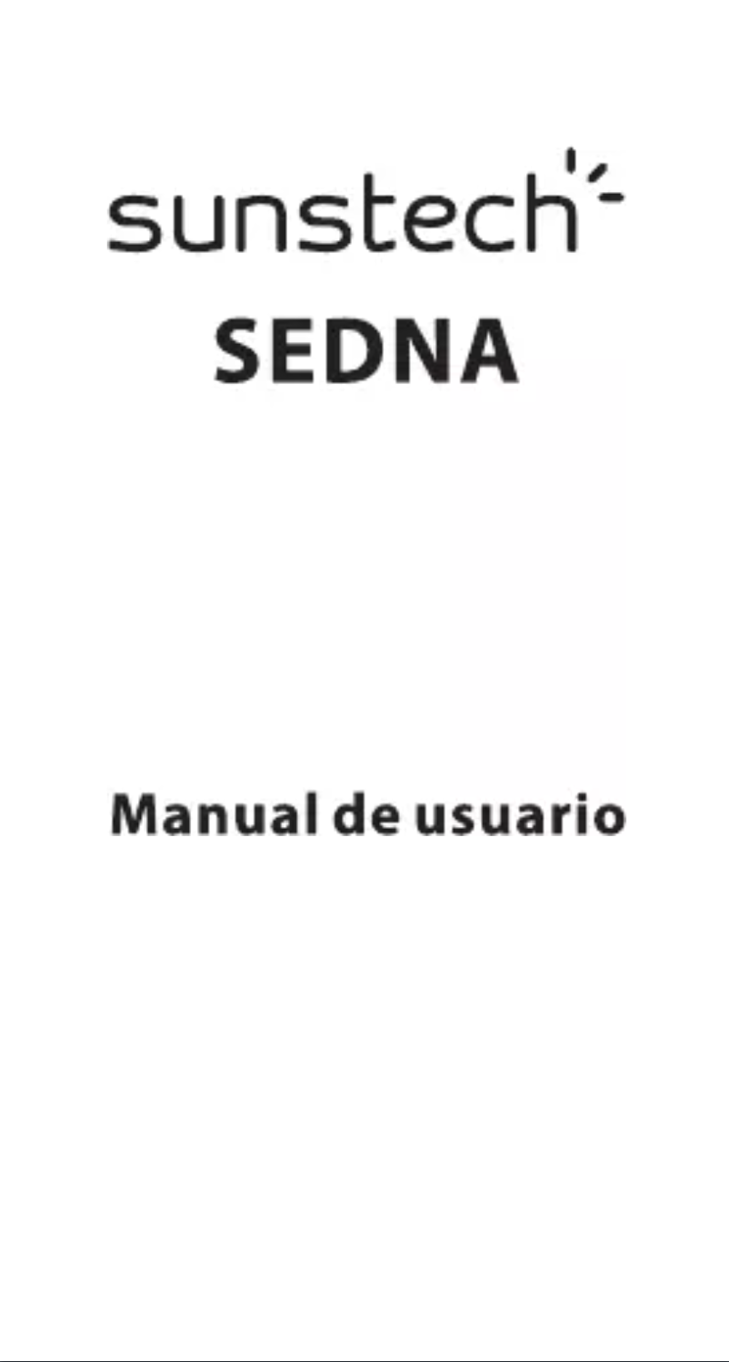 Image de la première page du manuel de l'appareil Sedna