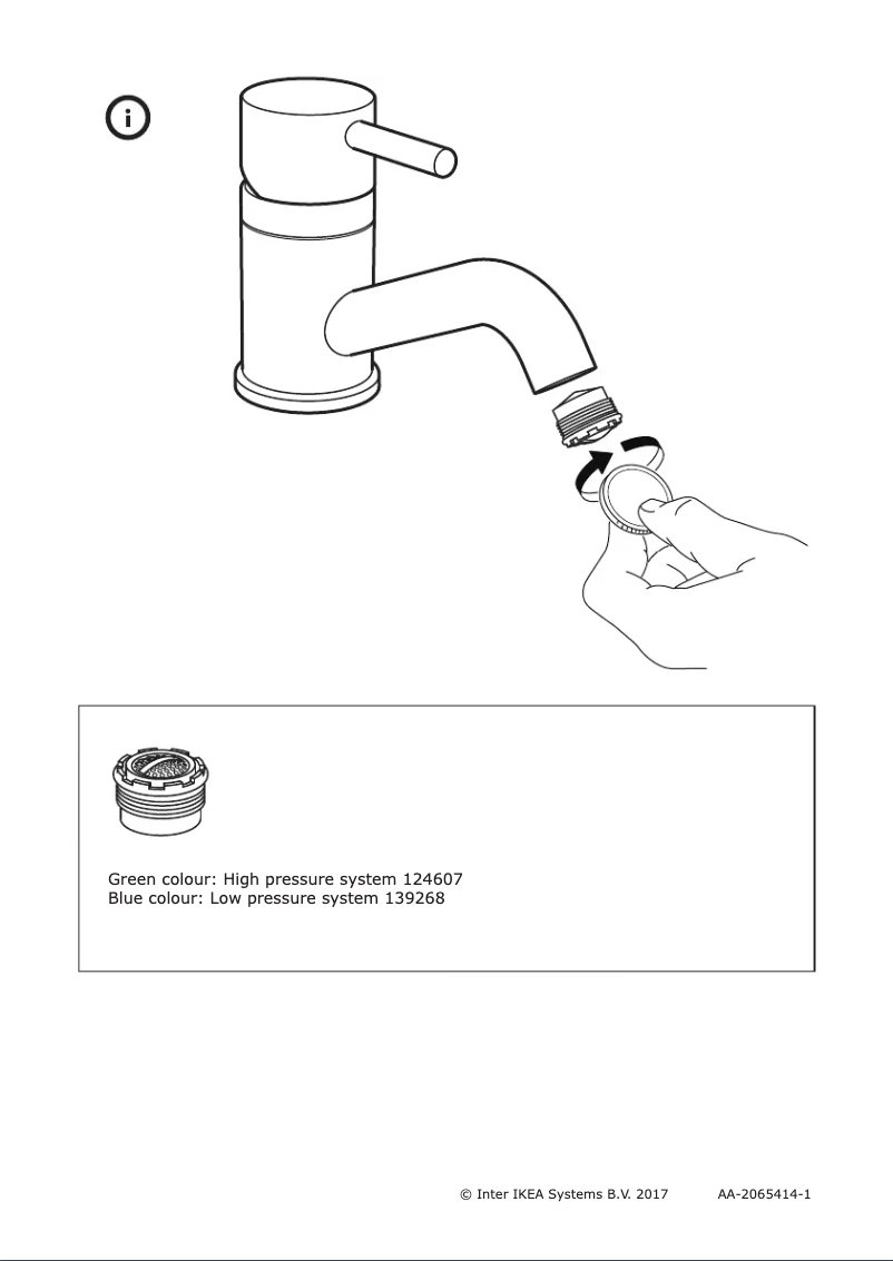 Página 1 del manual Manual de instrucciones Ikea PILKÅN