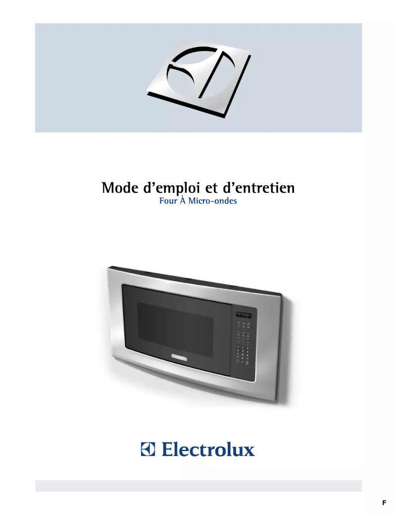 Page n°1 - Manuel utilisateur Electrolux EI27MO45GS