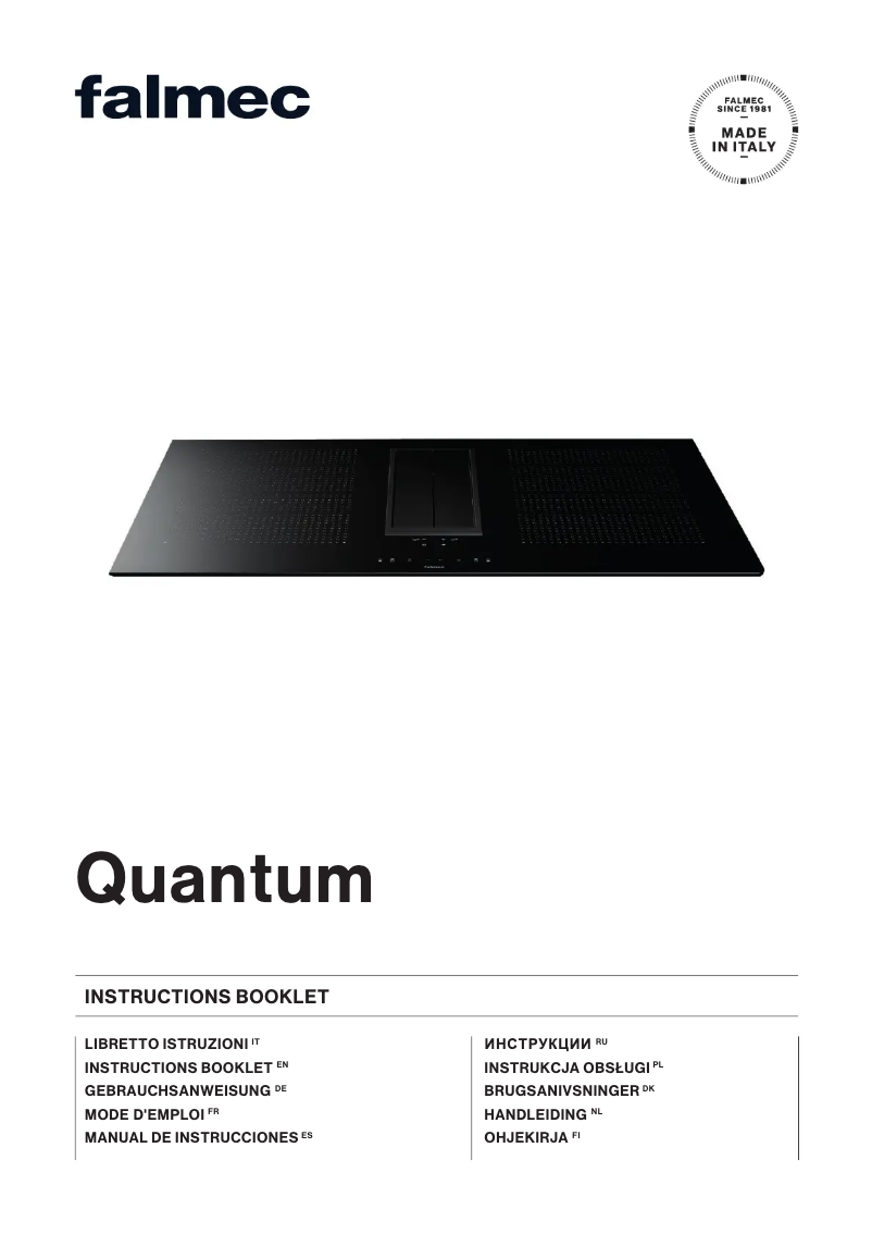 Image de la première page du manuel de l'appareil Quantum