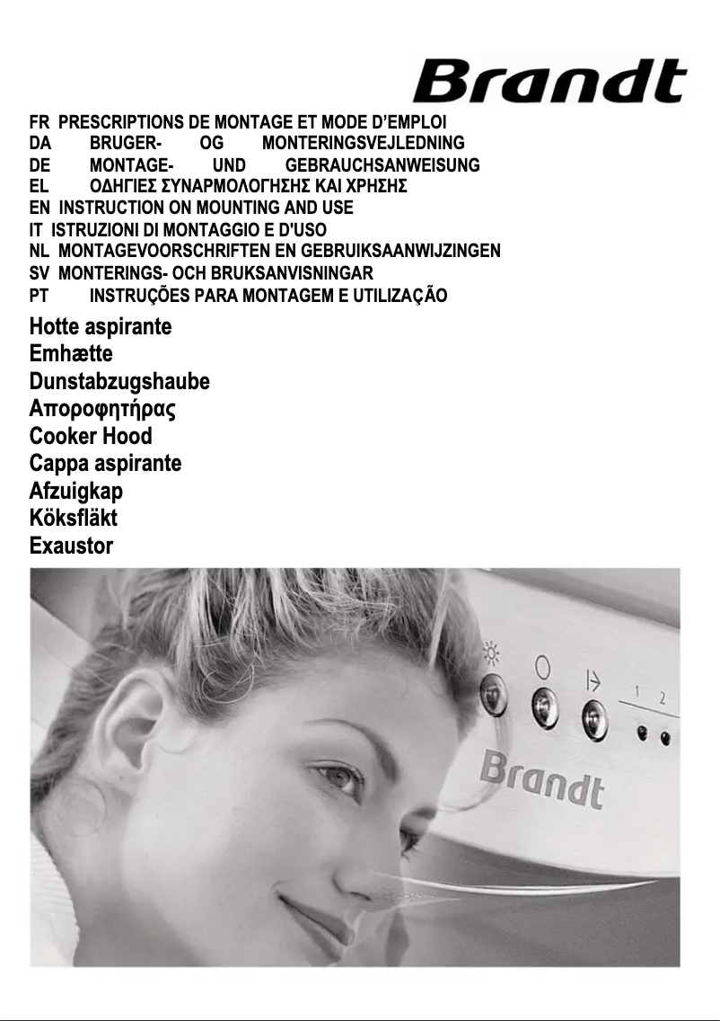 Page n°1 - Manuel utilisateur Brandt AD1049X