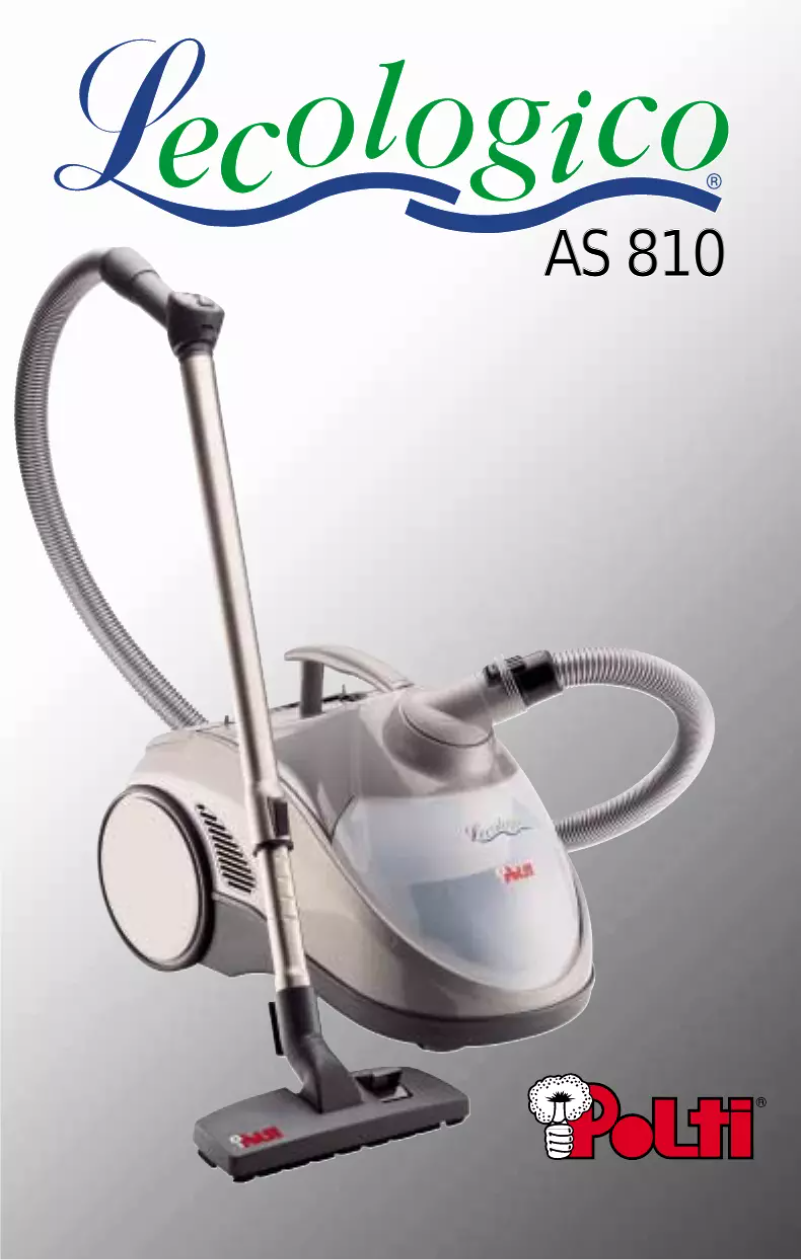 Página 1 del manual Manual de usuario Polti Lecologico AS810