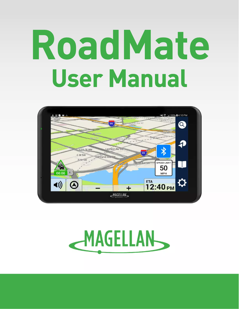 Image de la première page du manuel de l'appareil RoadMate 7732T-LM