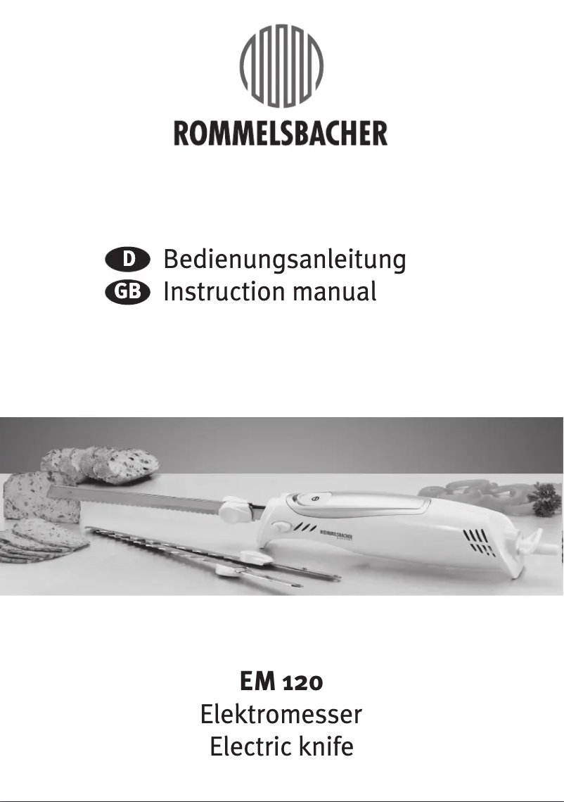 Página 1 del manual Manual de usuario Rommelsbacher EM 120