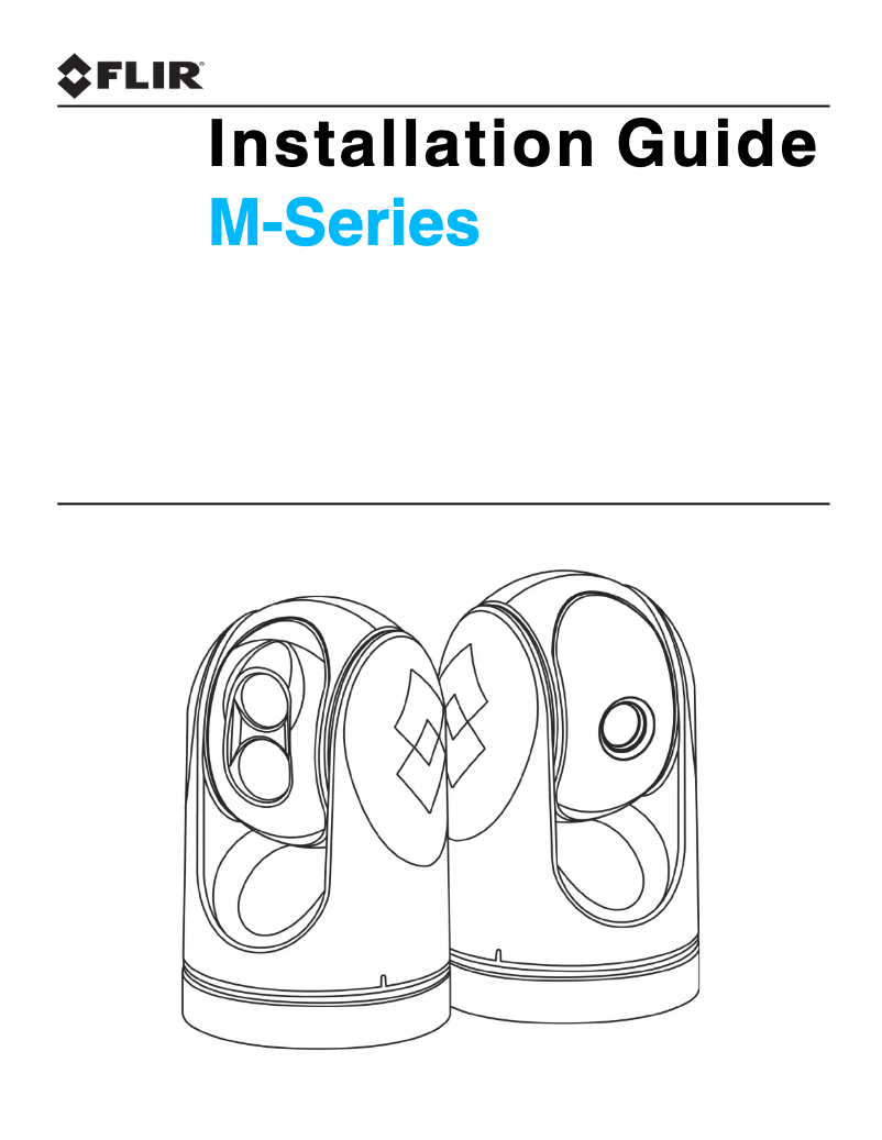 Page 1 de la notice Guide d'installation FLIR M625CS