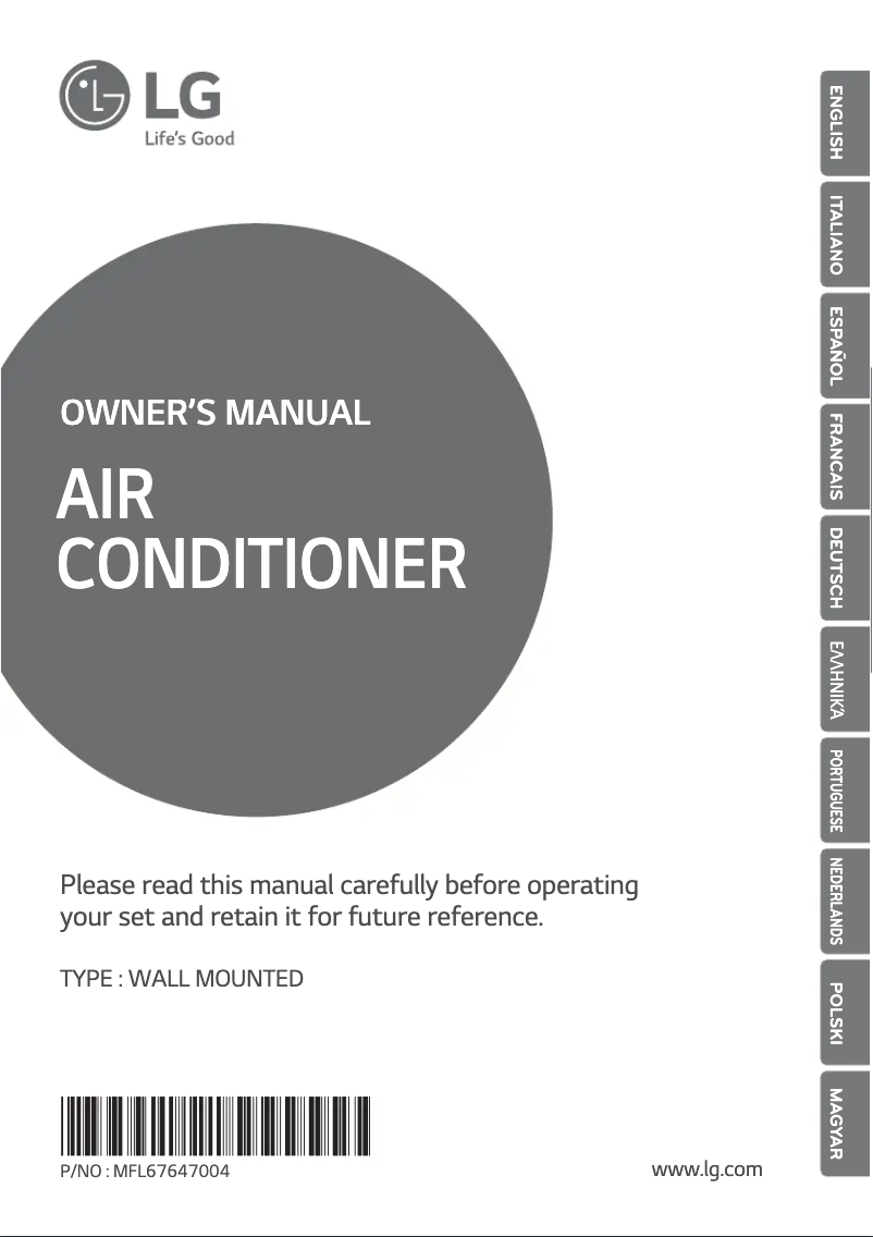 Image de la première page du manuel de l'appareil G12PK