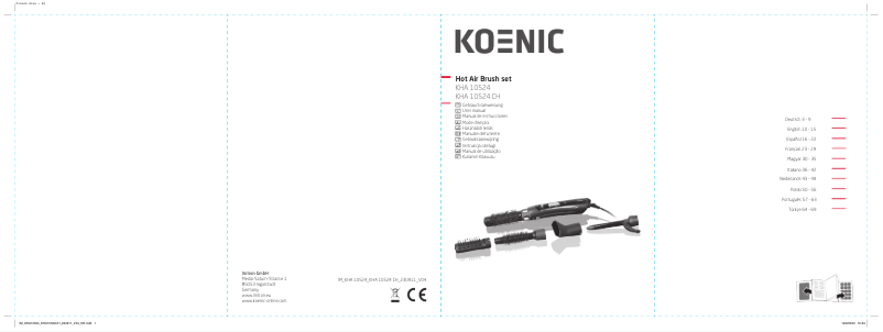 Página 1 del manual Manual de usuario Koenic KHA 10524