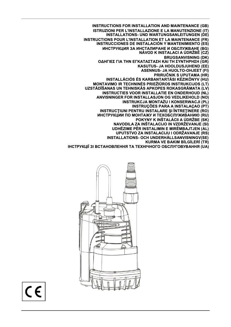 Image de la première page du manuel de l'appareil D-CWP 600