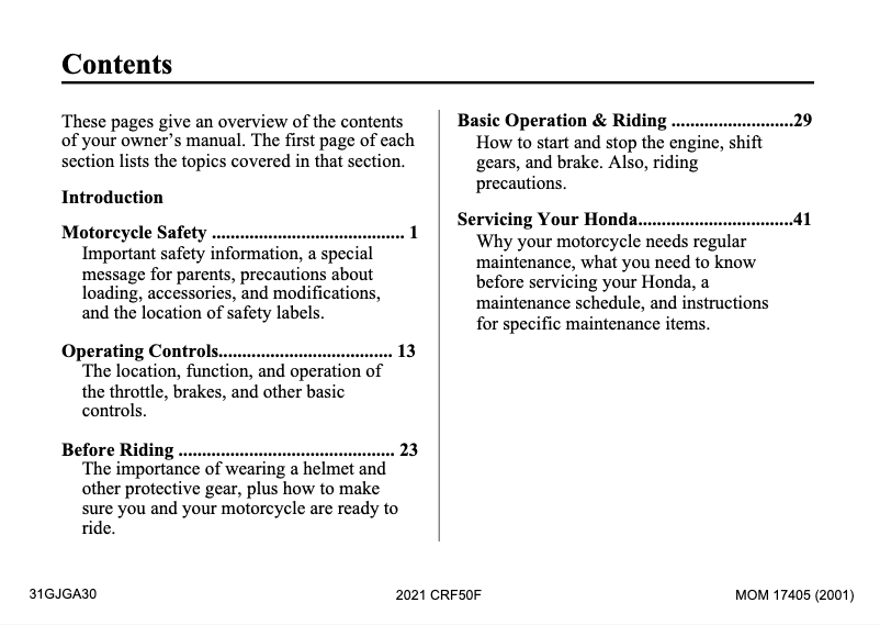Imagen de la primera página del manual del dispositivo CRF50F (2021)