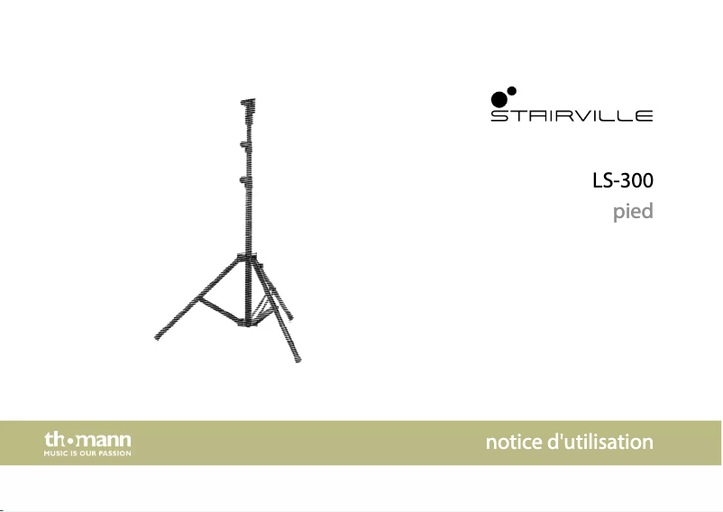 Page n°1 - Manuel utilisateur Stairville LS-300