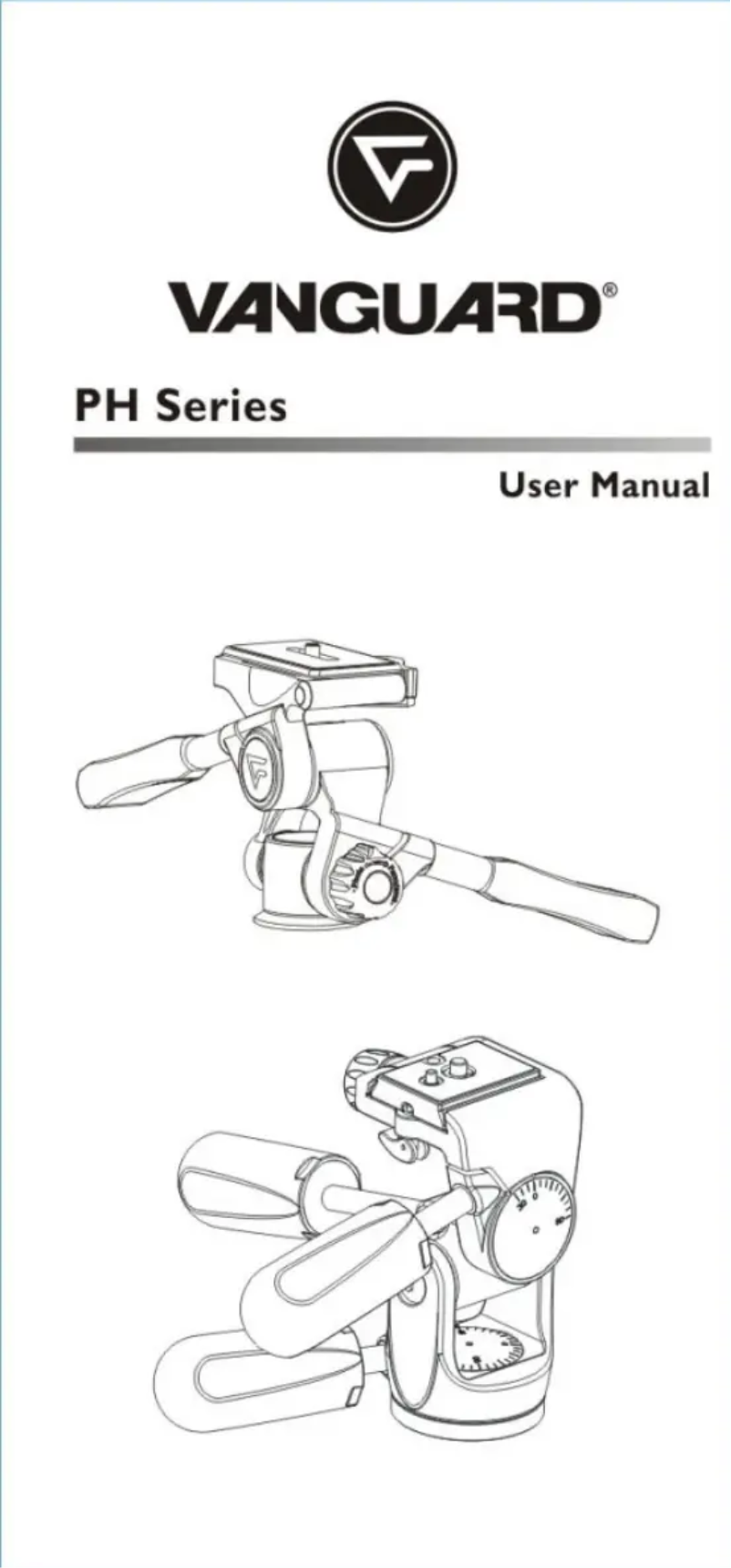 Page 1 de la notice Manuel utilisateur Vanguard Alta PH-123V