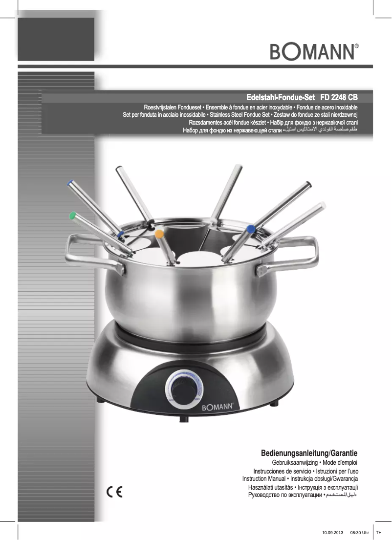 Page 1 de la notice Manuel utilisateur Bomann FD 2248 CB