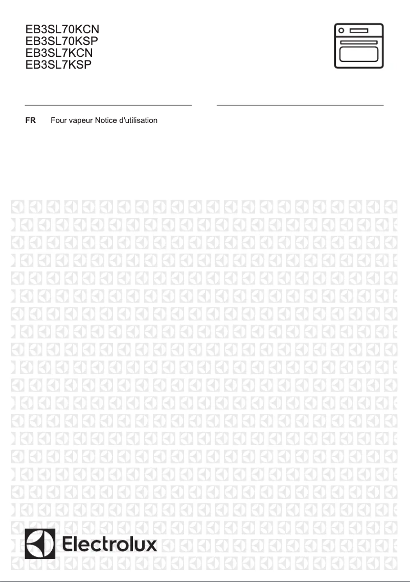 Page 1 de la notice Manuel utilisateur Electrolux EB3SL70KCN