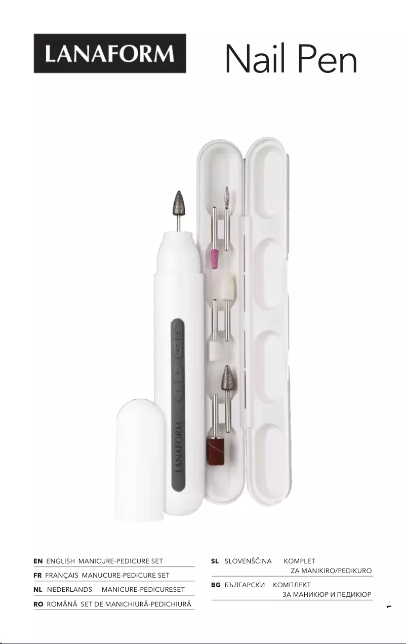 Imagen de la primera página del manual del dispositivo Nail Pen