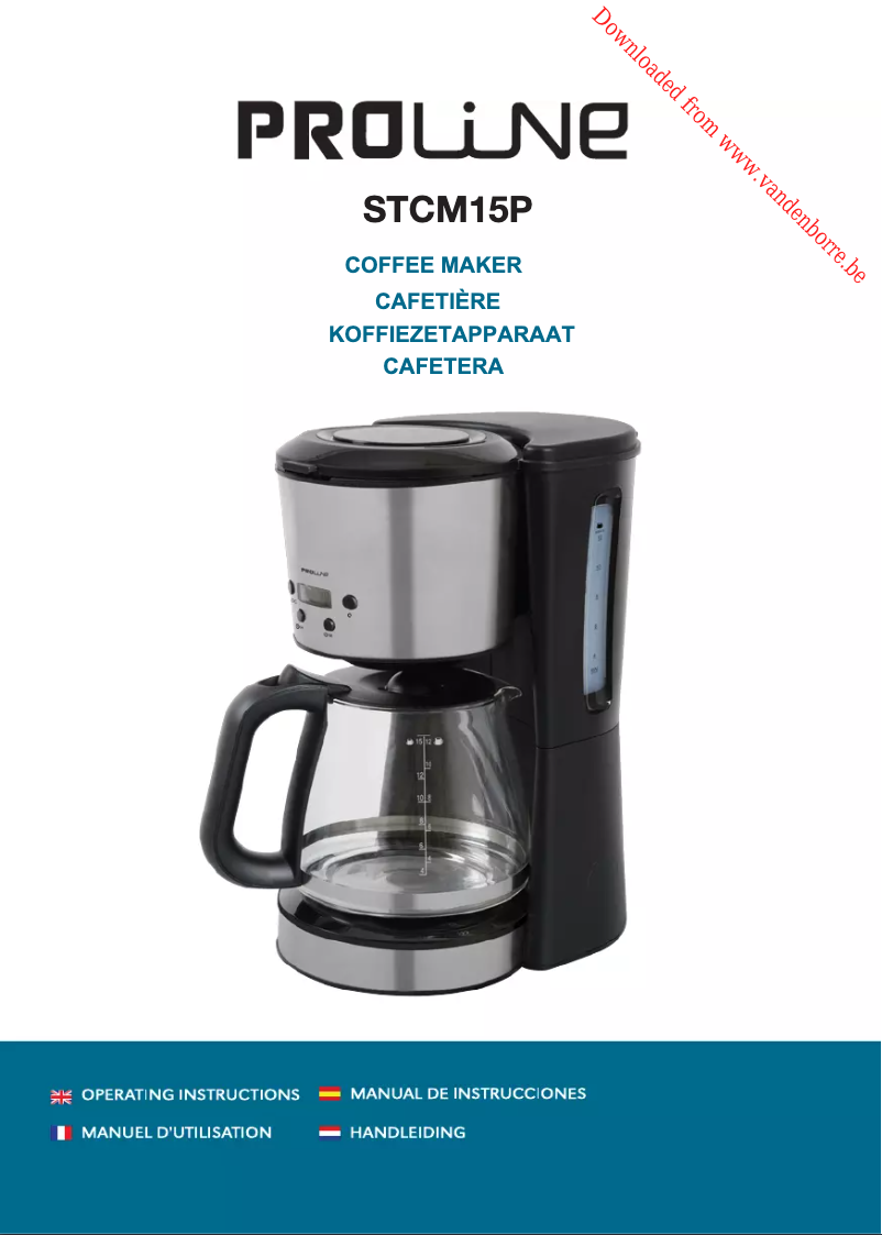 Image de la première page du manuel de l'appareil STCM15P