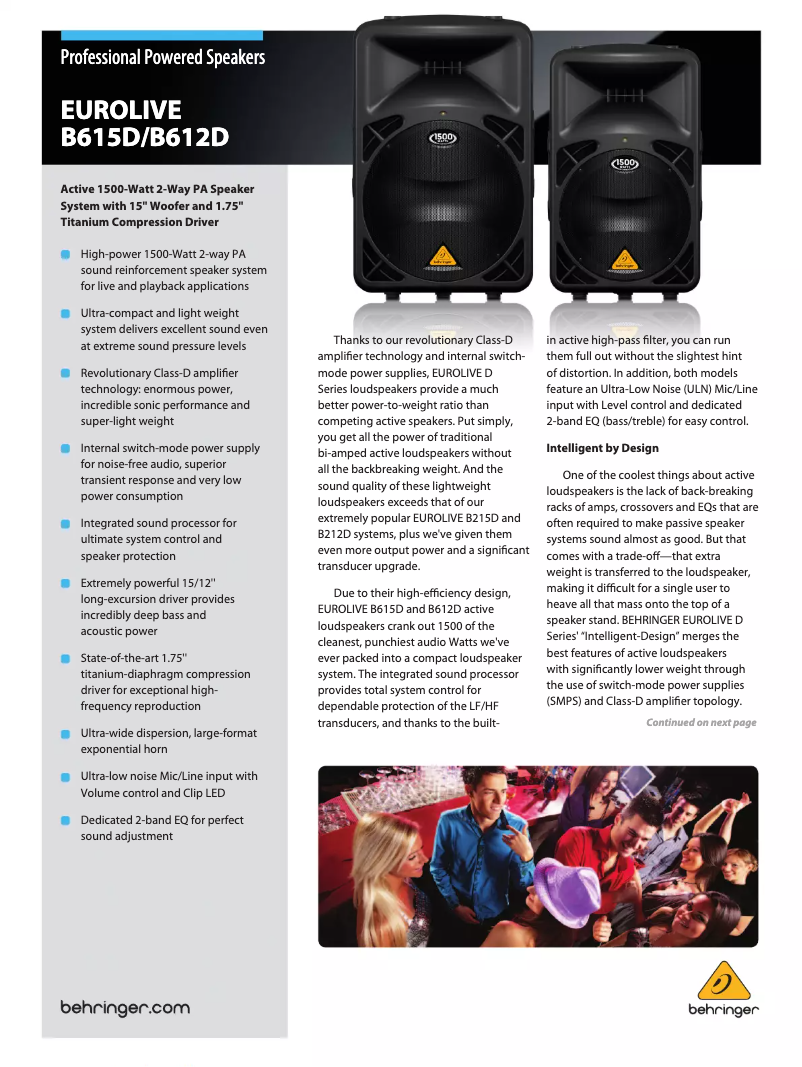 Image de la première page du manuel de l'appareil B612D