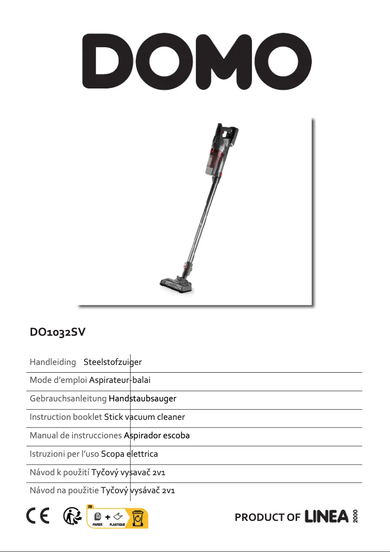 Page 1 de la notice Manuel utilisateur Domo DO1032SV