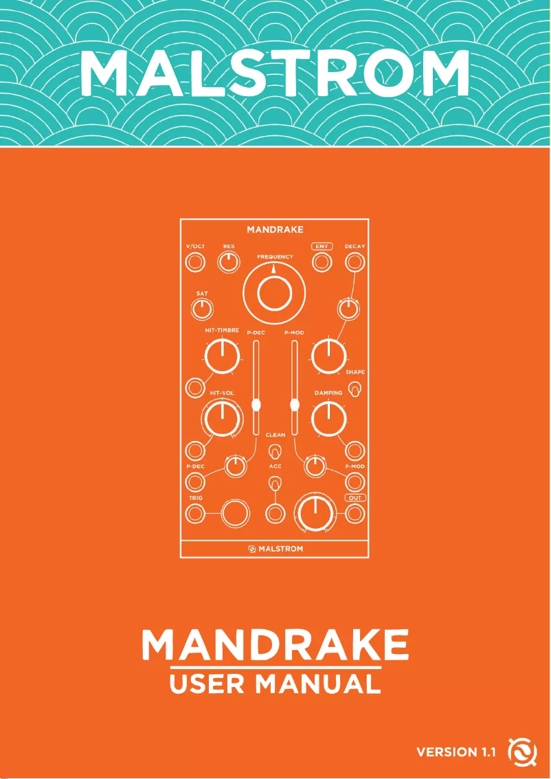 Página 1 del manual Manual de usuario Malstrom Mandrake