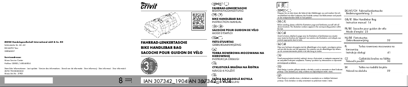 Image de la première page du manuel de l'appareil IAN 307342