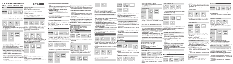 Página 1 del manual Guía de instalación D-Link DWR-510