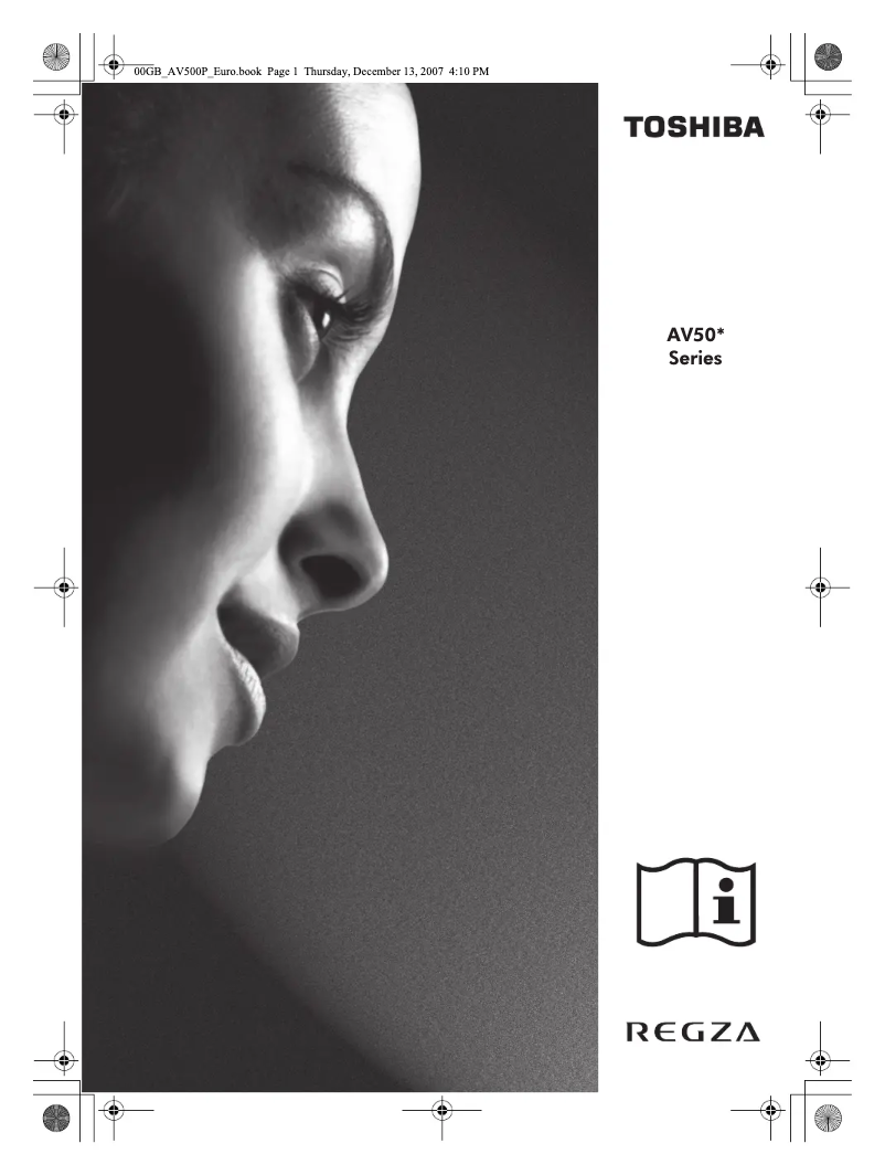 Image de la première page du manuel de l'appareil 37AV500U