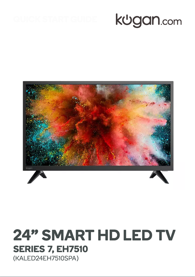 Page 1 de la notice Manuel utilisateur Kogan Series 7 EH7510